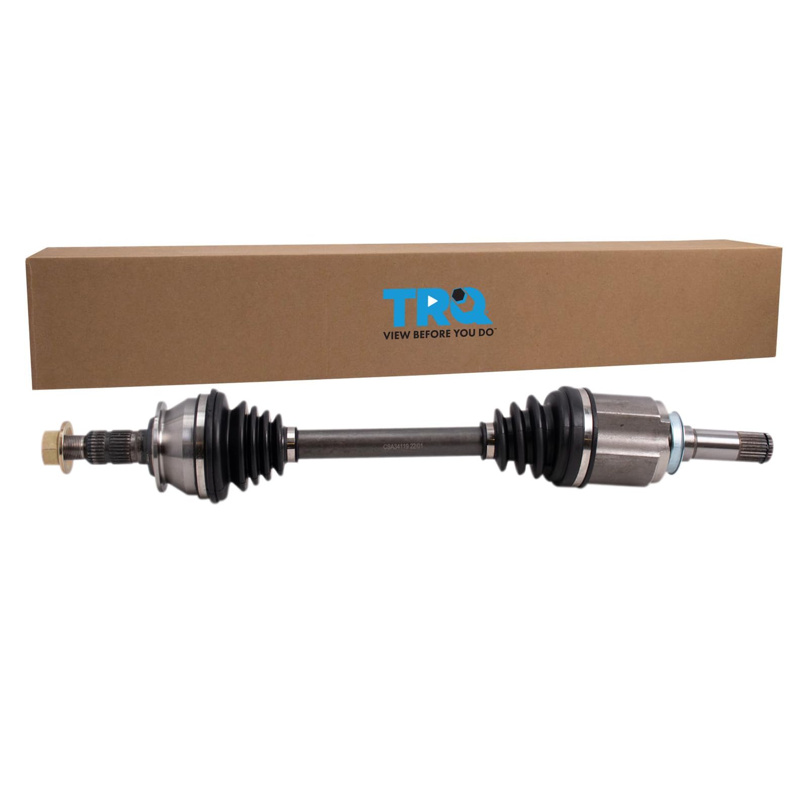 Trq Front Right Cv Axle Shaft Assembly Passenger Side Compatible With 2012-2016 Cadillac Srx