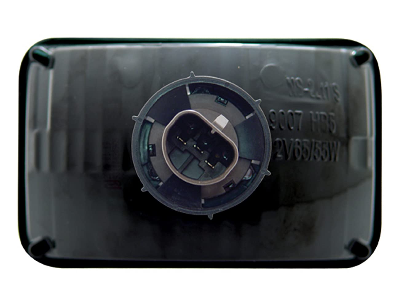 United Pacific 31388 4” x 6” Crystal Rectangular Glass Lens Headlight, Rugged Anti-Vibration, Reinforced Reflector, DOT/SAE – Low Beam - ONE Unit