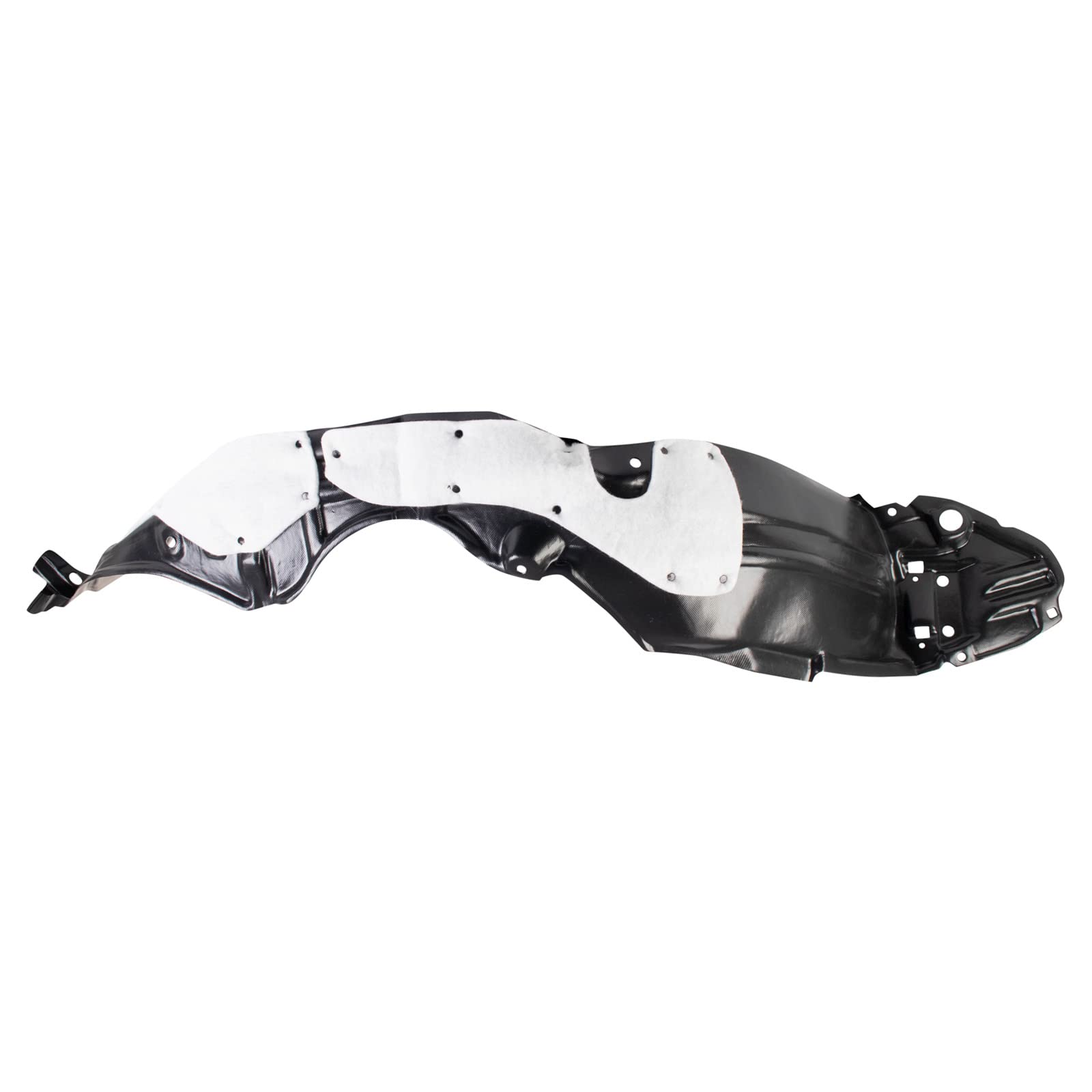 Trq Inner Fender Liner Set Compatible With 2012-2014 Toyota Prius C To1248186 To1249186
