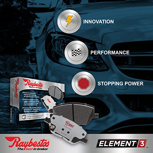 Raybestos Premium Raybestos Element3 Eht Replacement Front Brake Pad Set For Select 2010-2016 Hyundai Genesis Coupe And 2011-201