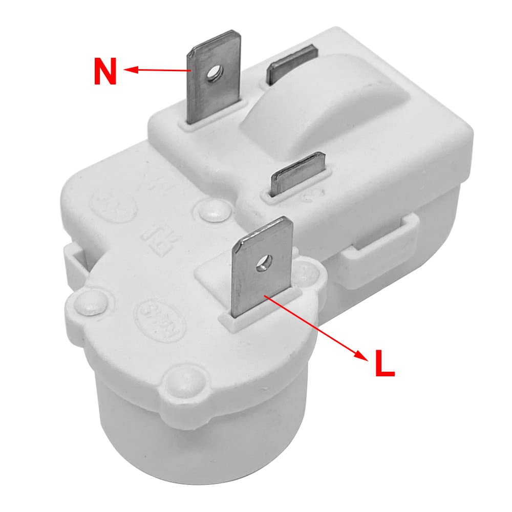 2Pin Refrigerator Over Load Protector Compressor Ptc Starter Relay Freezer Start Relay Replacement For Danby Haier Midea Mini Fridge Zhb69-120P15, Zhb60-120P4.7, Zhb60-120P15, Zhb45-105P15