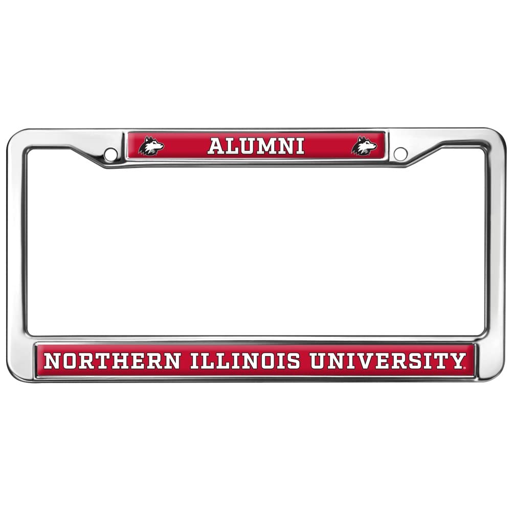Northern Illinois Alumni Logo Full Size Standard License Plate Metal Frame