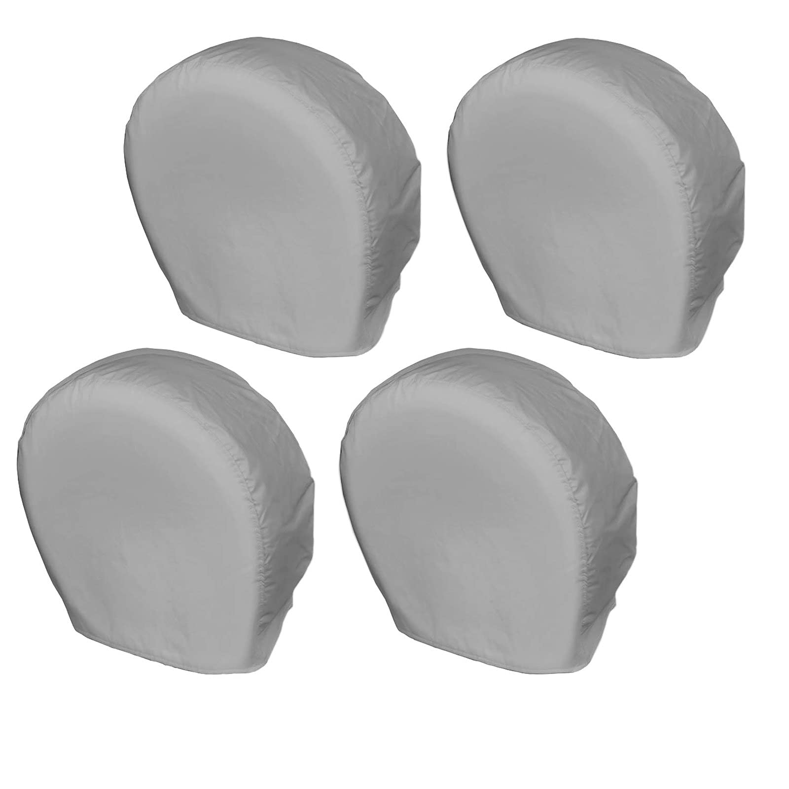 Explore Land Tough Tire Covers 4 Pack - Charcoal, Water-Resistant, Fits 39-42" Tires for Truck, SUV, Trailer, Camper, RV
