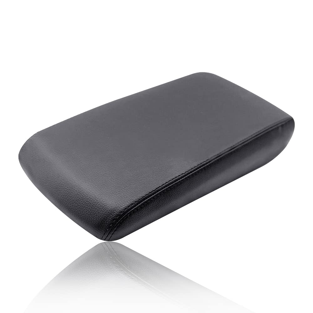 Pit66 Center Console Armrest Lid Cover, Compatible With 2008-2010 Dodge Charger Black