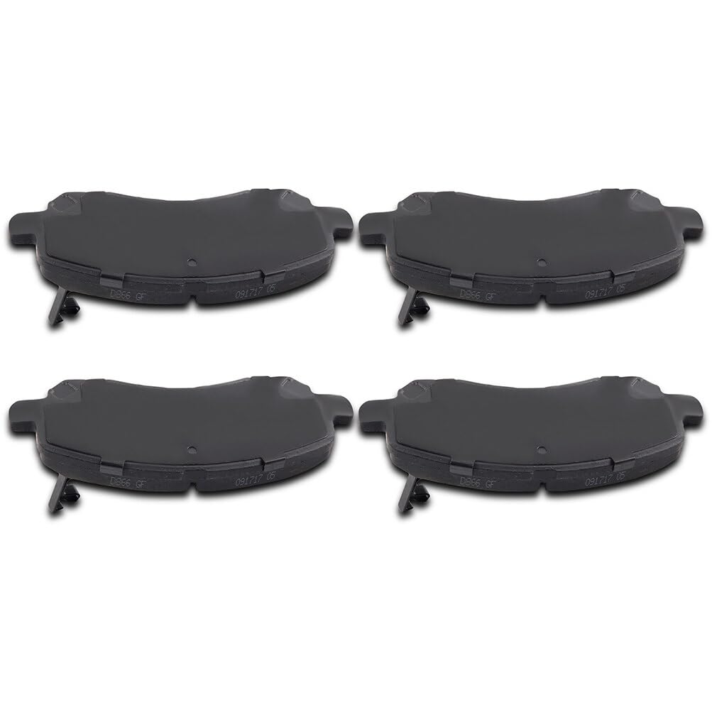 Eccpp D866-7741 Front Ceramic Disc Brake Pad Set Fit For Chrysler 200 2011-2014,For Chrysler Sebring 2001-2005 2007-2010,For Dod