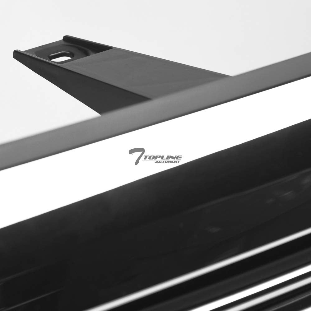 TLAPS 7422438298218 Compatible With 2010-2018 Dodge Ram 2500/3500 / 4500/5500 Chrome Big Horn Style Horizontal Front Bumper Gril