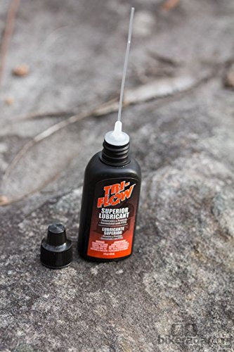 Tri-Flow Superior Lubricant 2 OZ bottle with four inch straw two bottles