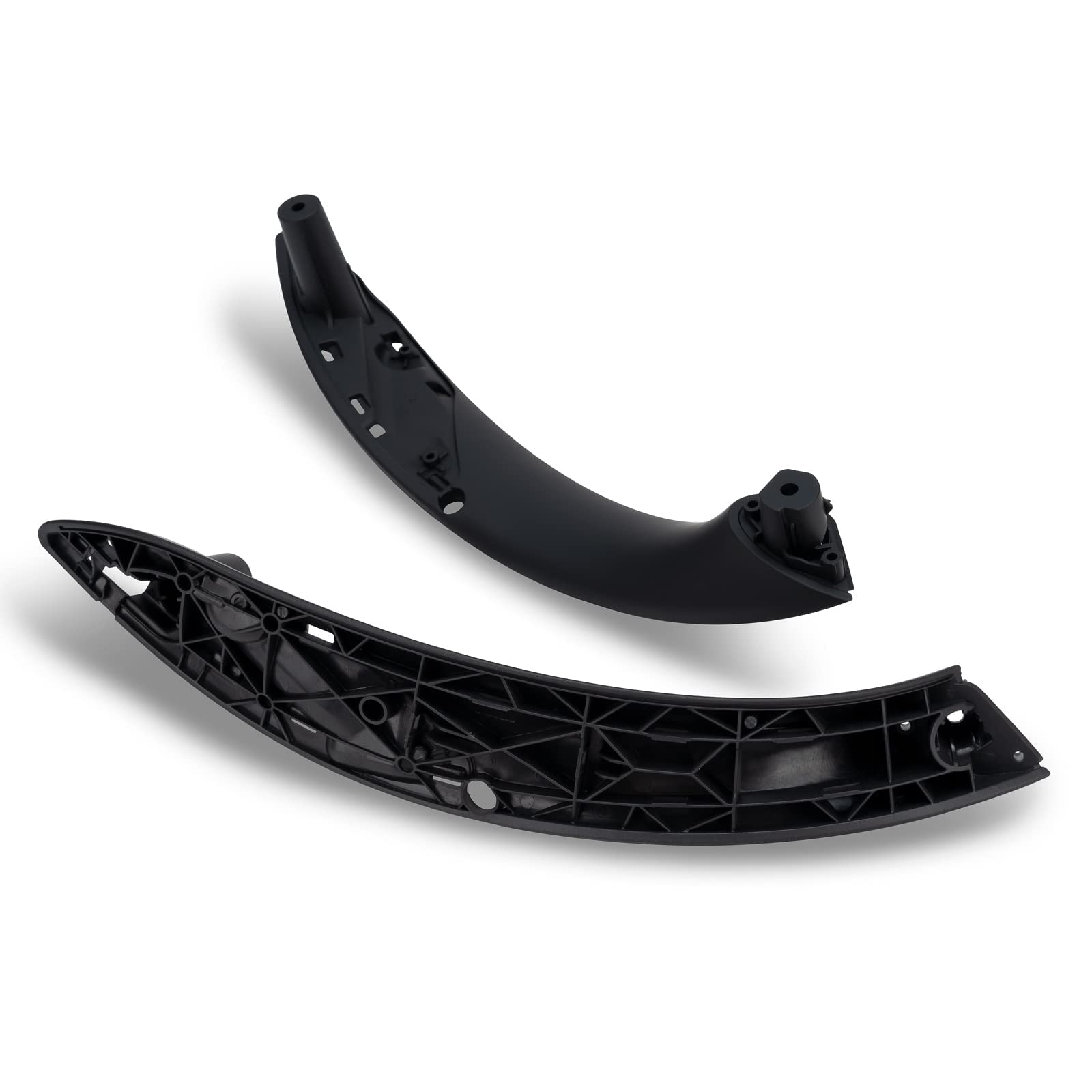 WEILEITE Black Front Interior Door Pull Handles Trim Set for BMW 3 Series & 4 Series (2012-2018, 2014-2017) - 4 Pcs, Replace