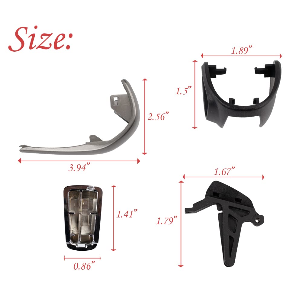 Rlb-Hilon Automatic Transmission Shifter Knob Kit Compatible With Chevrolet Sonic Chevy Trax 2012 To 2016 Year Replace# 42539736 95393161 42423234