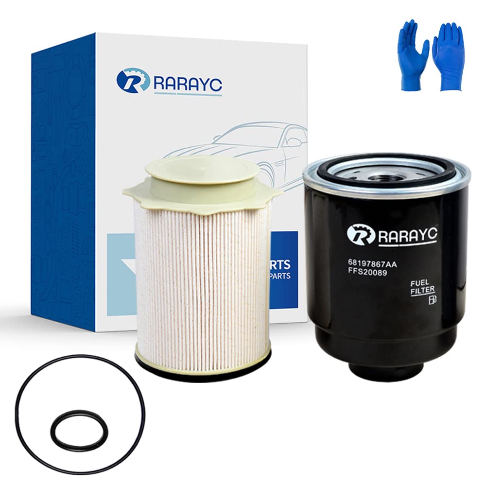 Fuel Filter Water Separator Set 6.7L Cummins Diesel | Replacement for 2013-2018 Dodge Ram 2500 3500 4500 5500 | Replaces# 681978