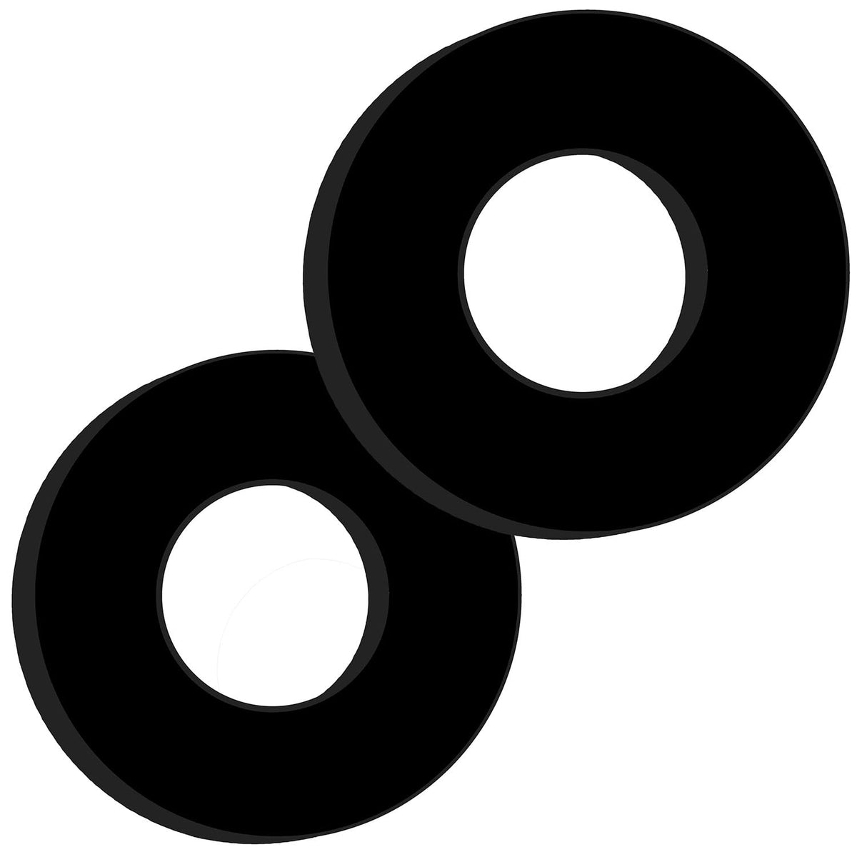Gripdonuts.Com® Dirt Bike Motorcycle Atv Bmx Premium Grip Donuts - Blackout Mini