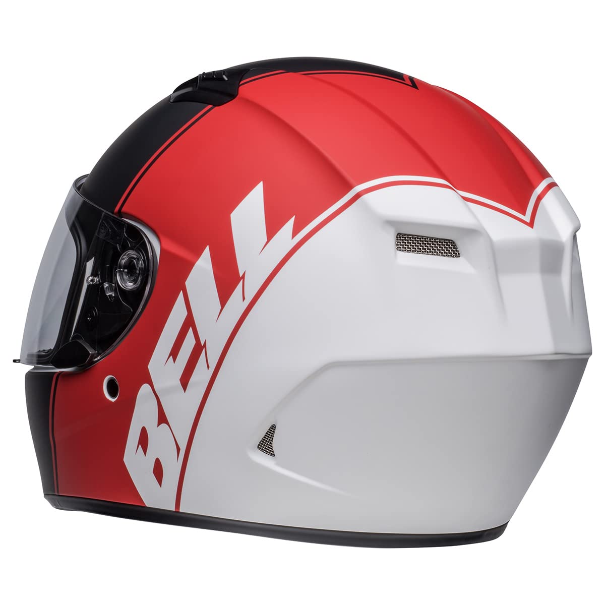 Bell Qualifier Full-Face Motorcycle Helmet (Ascent Matte Black/Red/White - X-Large)