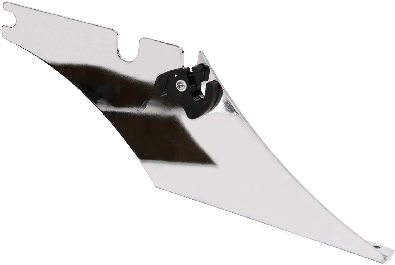 ECOTRIC Trunk Mount Bracket Compatible with 1984-UP Harley Softail Heritage Deluxe Fat Boy Tour Pack Mount Chrome Aluminum