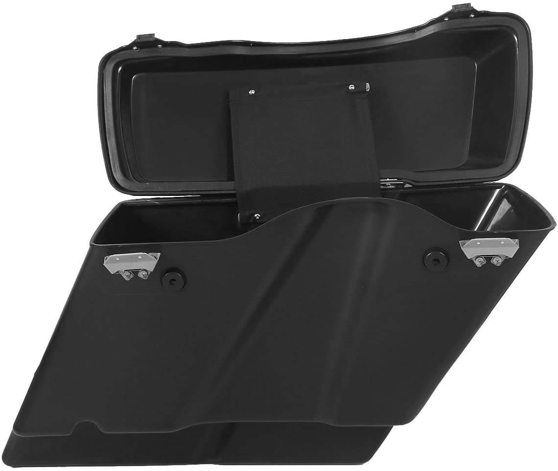 WOWTK Pair of 64'' Hard Saddlebag Cover Gasket, Weatherproof saddlebag lids Seals for Harley 2014-2024 Touring Road King FLHR Ro