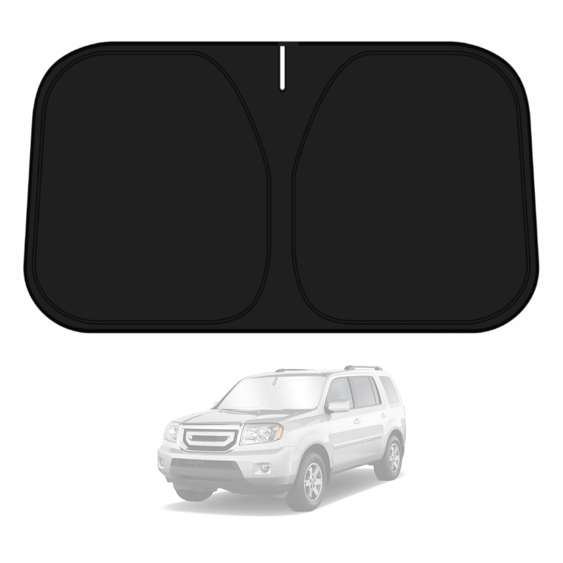D-Lumina Windshield Sun Shade For 2009-2015 Honda Pilot Accessories, Front Window Sunshade Sun Visor Protector Block Uv Rays Hea