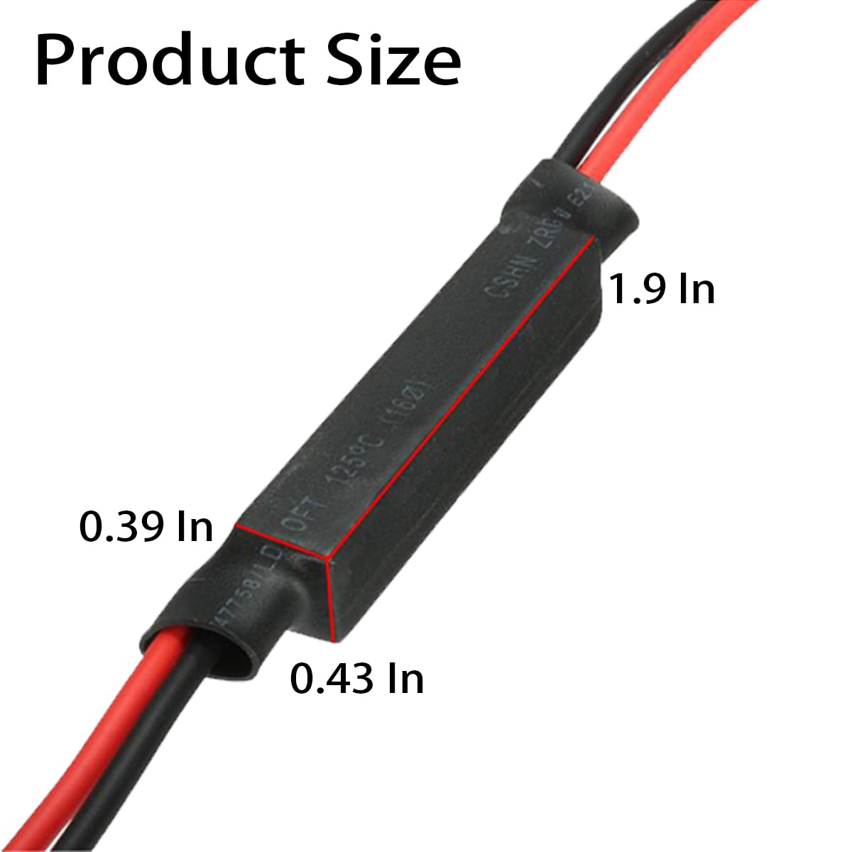 Besulen 4Pcs Motorcycle Resistor, 12V 10W Turn Signal Led Load Resistor Flash Blinker Fix Error, Universal Led Indicator Adapter Resistor Decoder Compatible With Motercycles Scooter