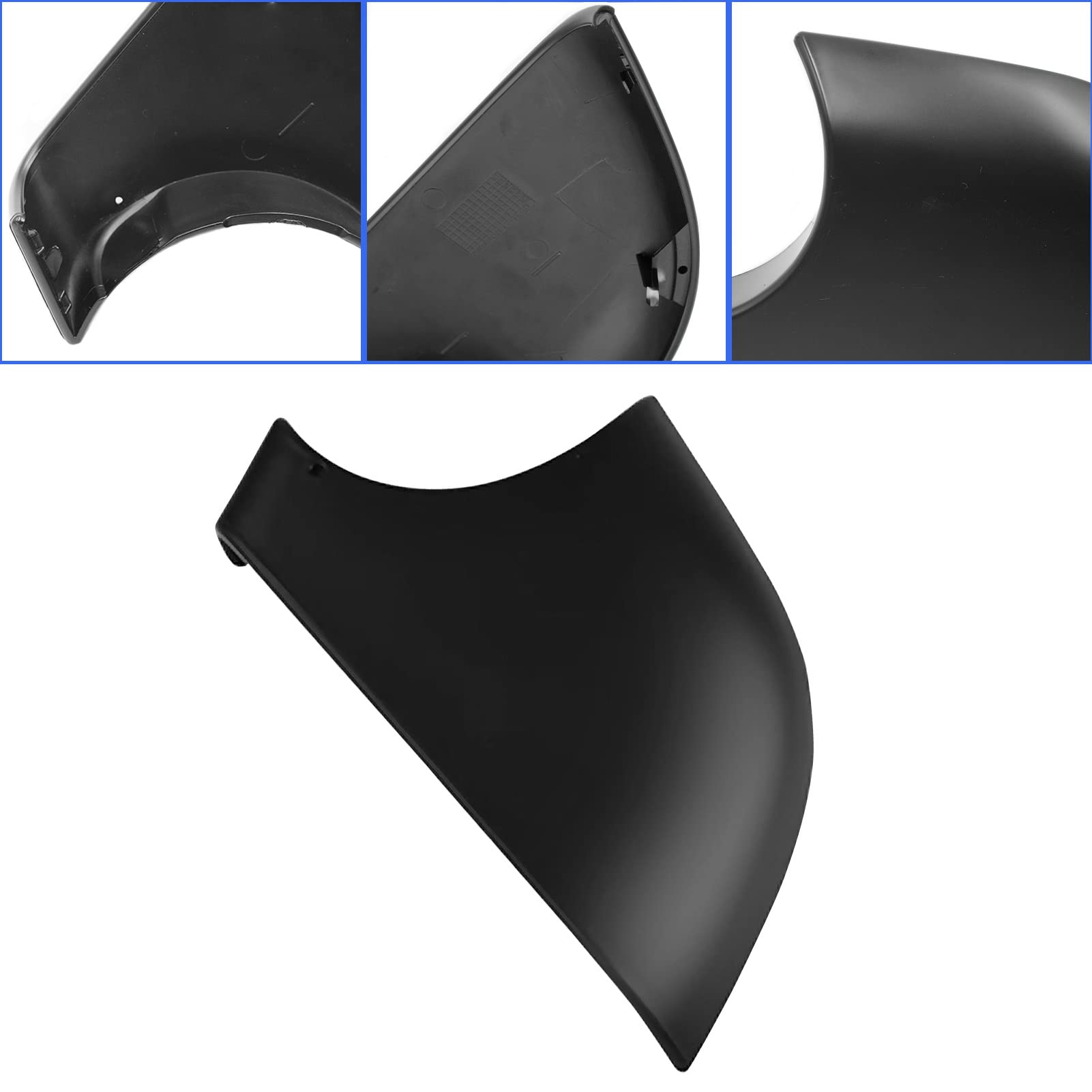 Jaronx Compatible with Tesla Model 3 Mirror Lower Cover 2017-2024,Left Drive Side Rearview Mirror Base Bottom Cover Trim Replace