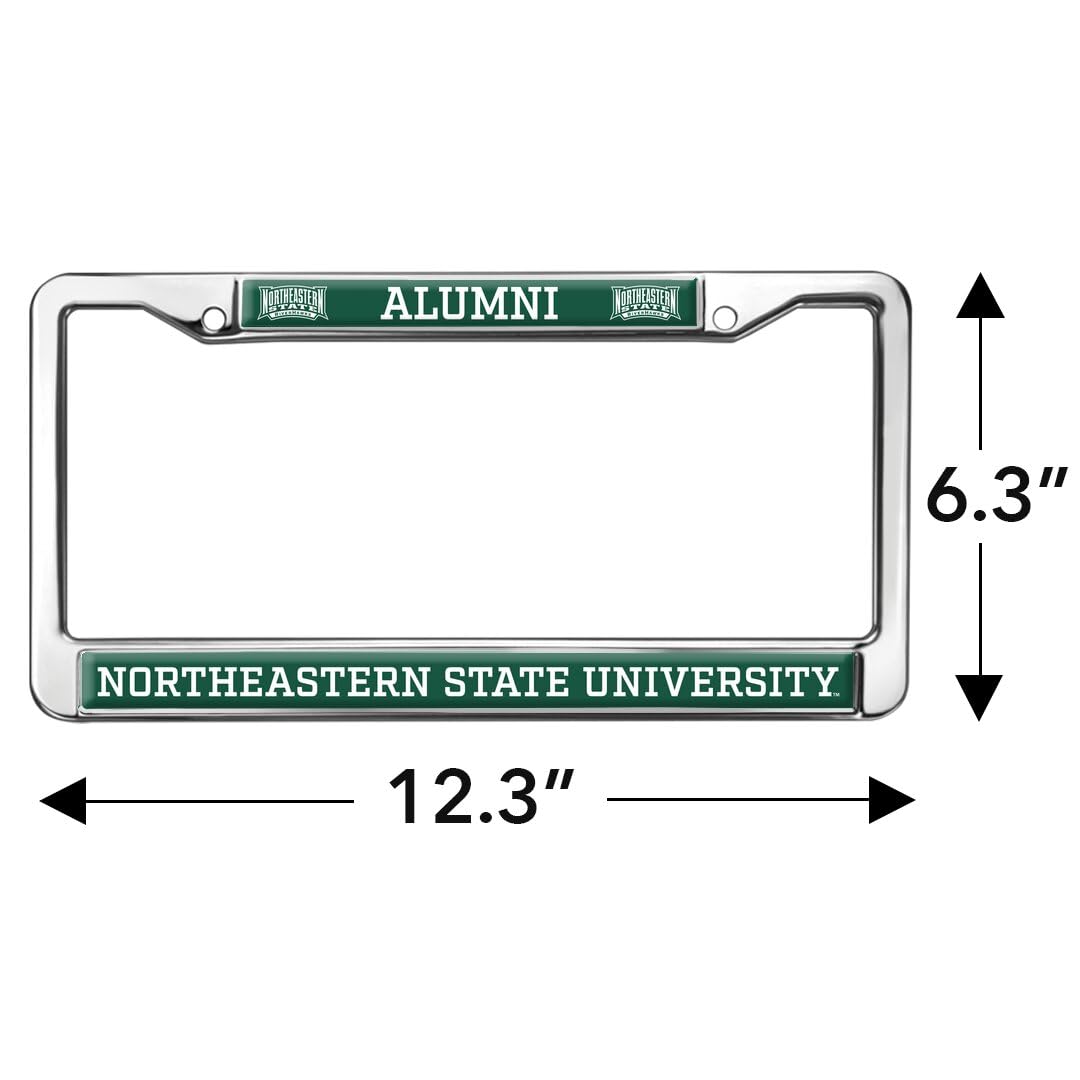 Northeastern State University Alumni Full Size Standard License Plate Metal Frame