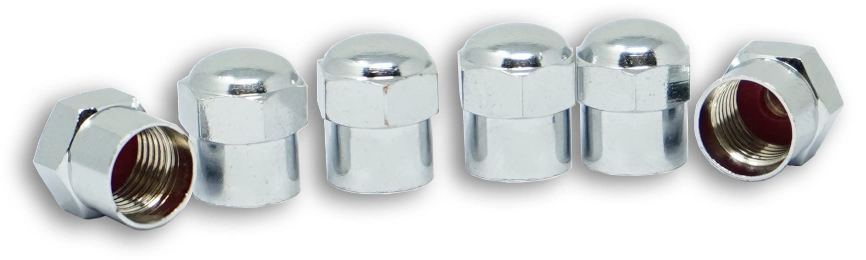 Tireminder Heavy Duty Valve Stem Caps, 6 Pack