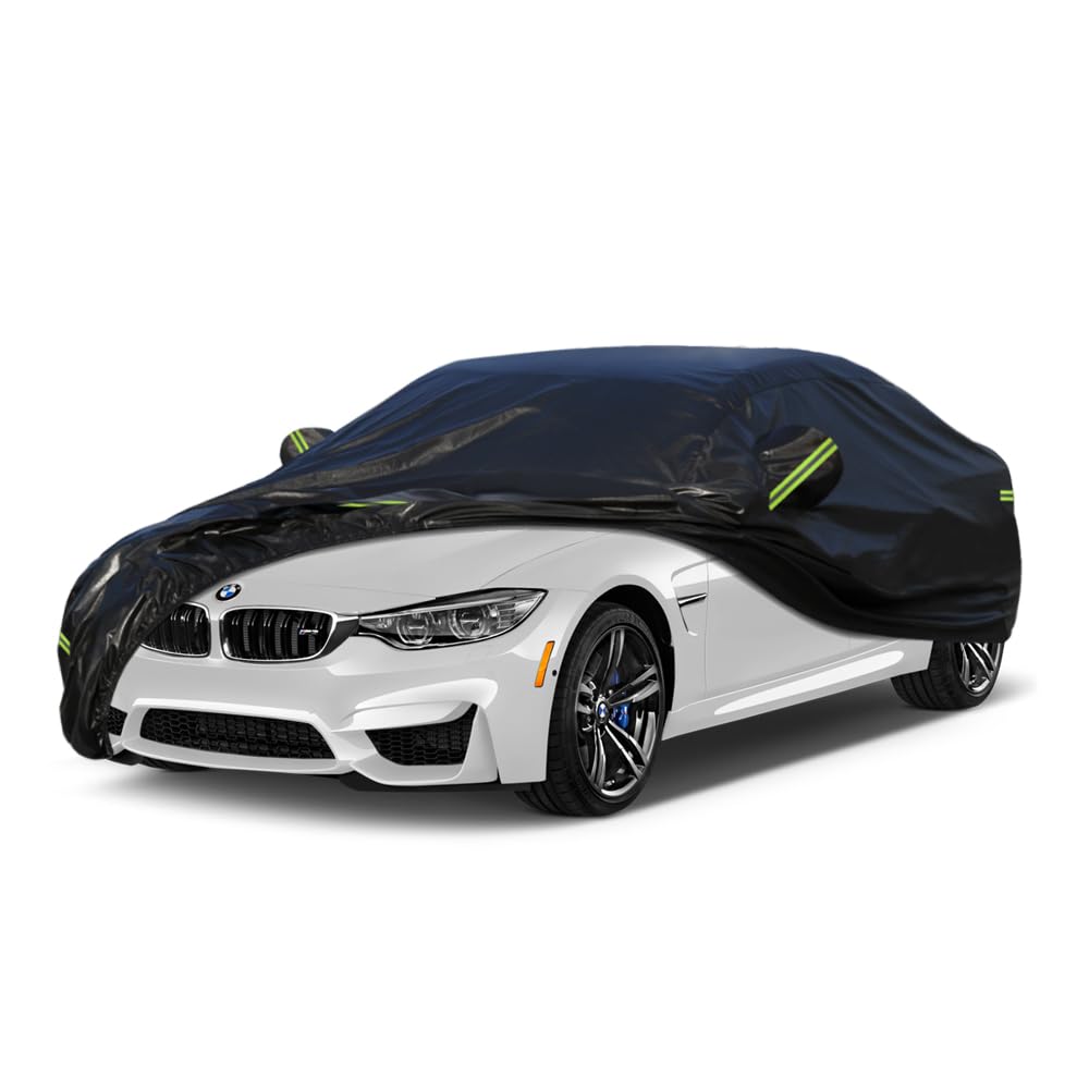 Kaugung 7 Layers Car Cover Custom Fit Bmw 3 Series 328I 330I 335I (2011-2025), Outdoor Waterproof All Weather Sun Rain Dust Snow