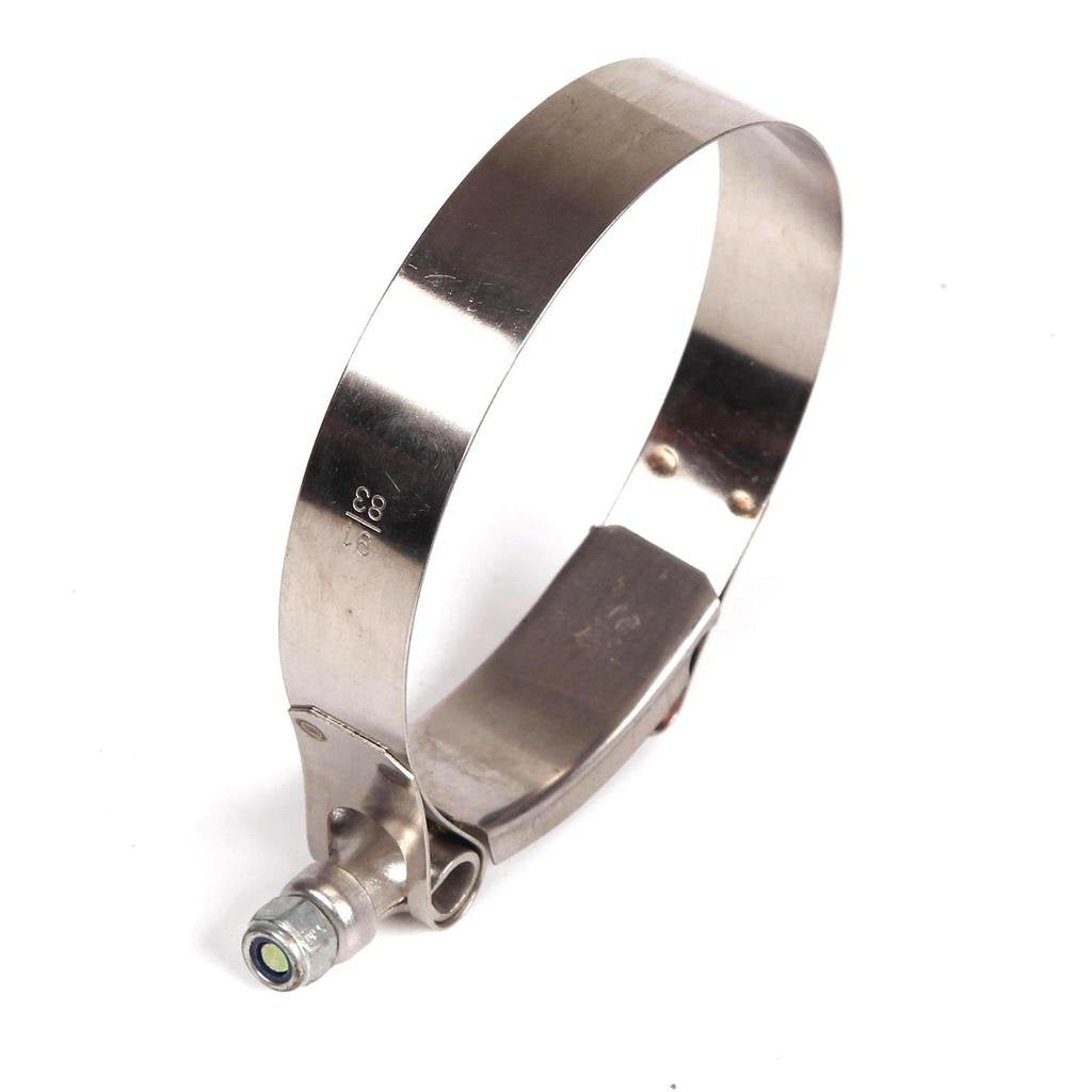 2Pcs 2-1/8'' 60Mm - 68Mm Stainless Steel T-Bolt Clamps Turbo Intake Intercooler Clamp