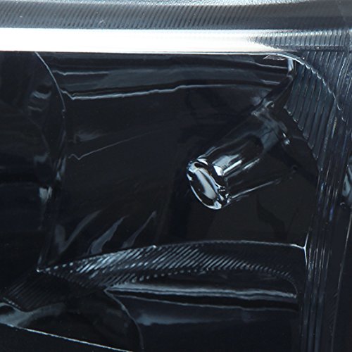 Dna Motoring Hl-Oh-Cs03-4P-Sm-Am Smoke Lens Amber Headlights Compatible With 2003-2006 Chevy Silverado/Avalanche