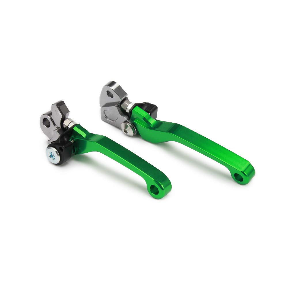 Jfg Racing Billet Pivot Foldable Clutch Brake Lever For Kx65 00-21 Kx85/Kx100 01-21 Kx125 00-05 Kx250 00-04 Kx250F/Kx500 04 - Gr
