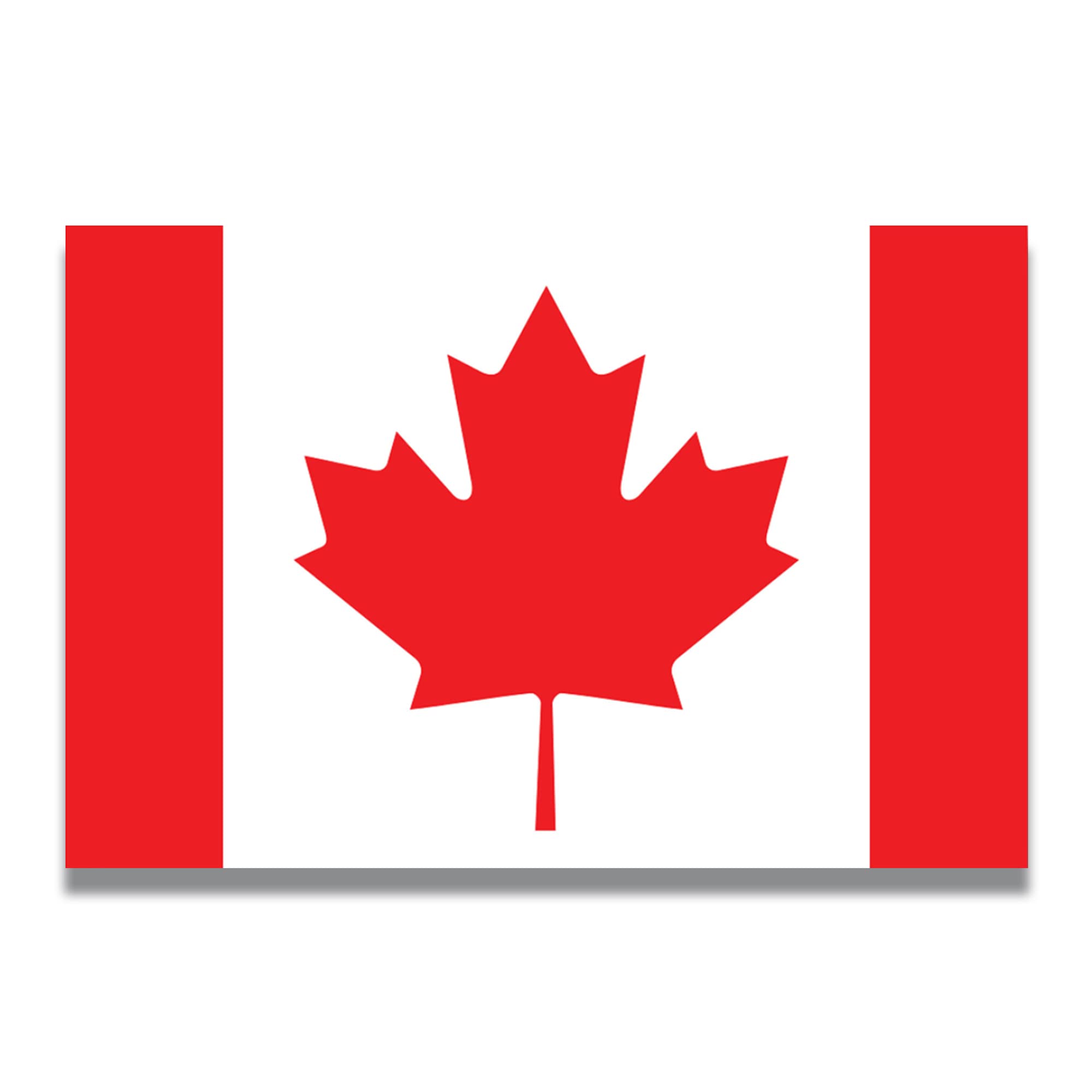 Magnet Me Up Canada Canadian Flag Car Magnet Decal, 4x6 Inches, Heavy Duty Automotive Magnet for Car, Truck SUV