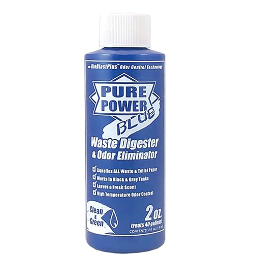 Valterra V23004 'Pure Power Blue' Waste Digester And Odor Eliminator - 4 Oz. Bottle