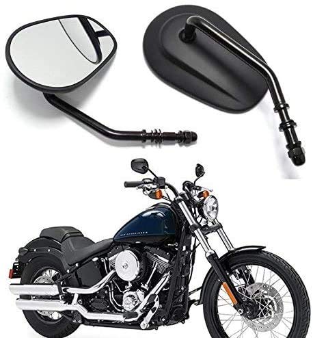 Motobiker M8 Side Mirrors Compatible With Harley Sportster Xl 883 1200 Road King V-Rod Street Glide Electra Glide Dyna Softail 1