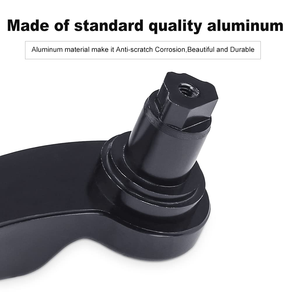 WATERWICH Black Saddlebag Latch Kit Saddle Bag Lifter Compatible with Harley Davidson Street Road King Electra Glide Ultra Limit