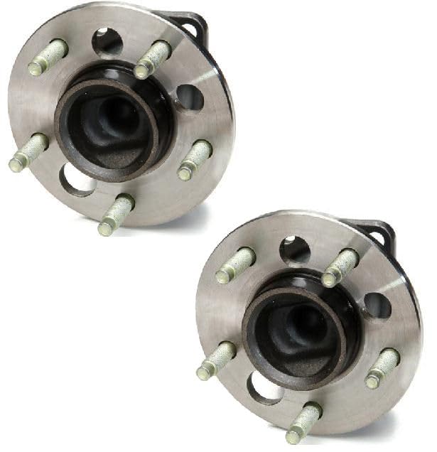 Trq Non-Abs Rear Wheel Hub & Bearing Pair Set For Chevy Pontiac Buick