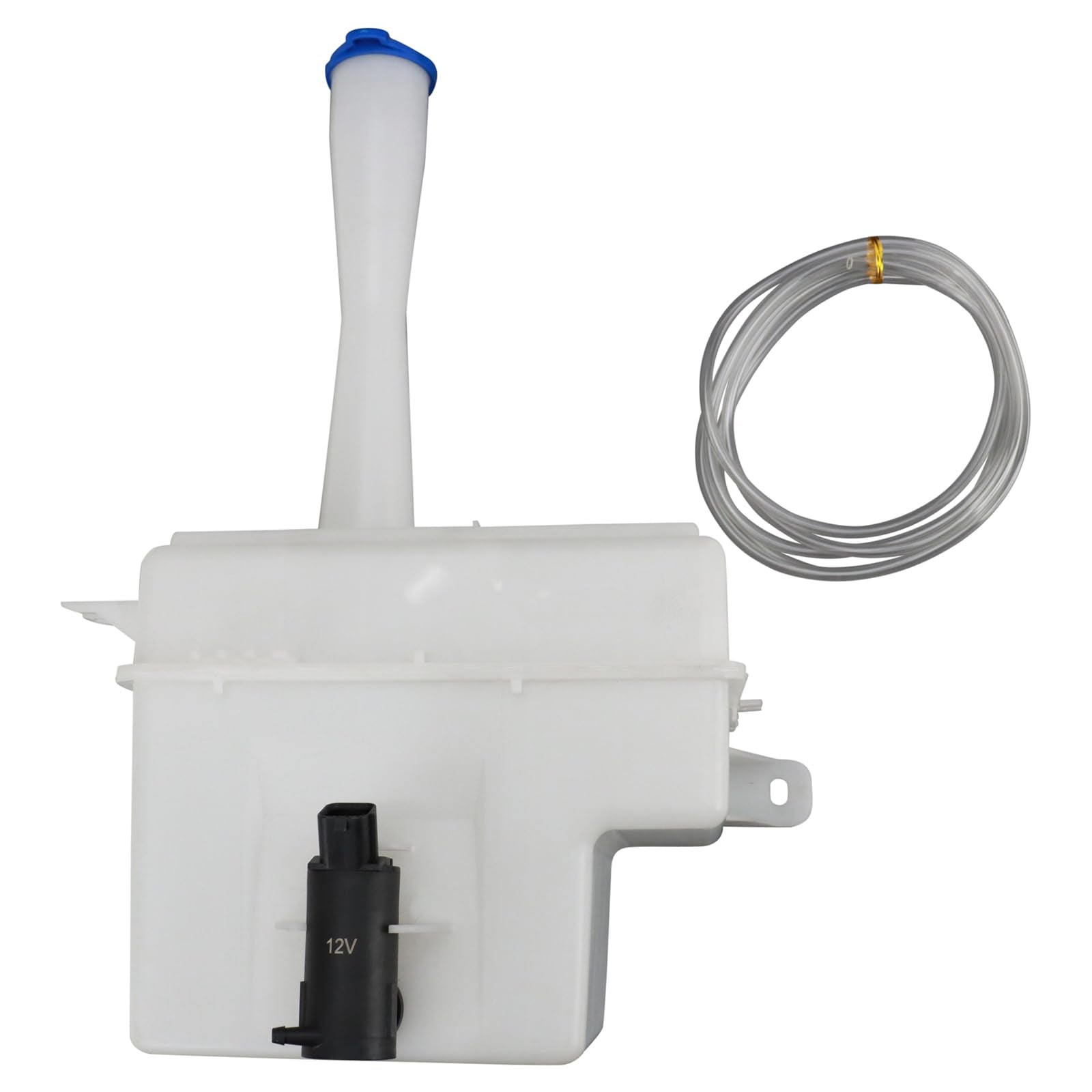 Trq Windshield Washer Reservoir Compatible With 2007-2010 Hyundai Elantra Hy1288102 Hy1288141