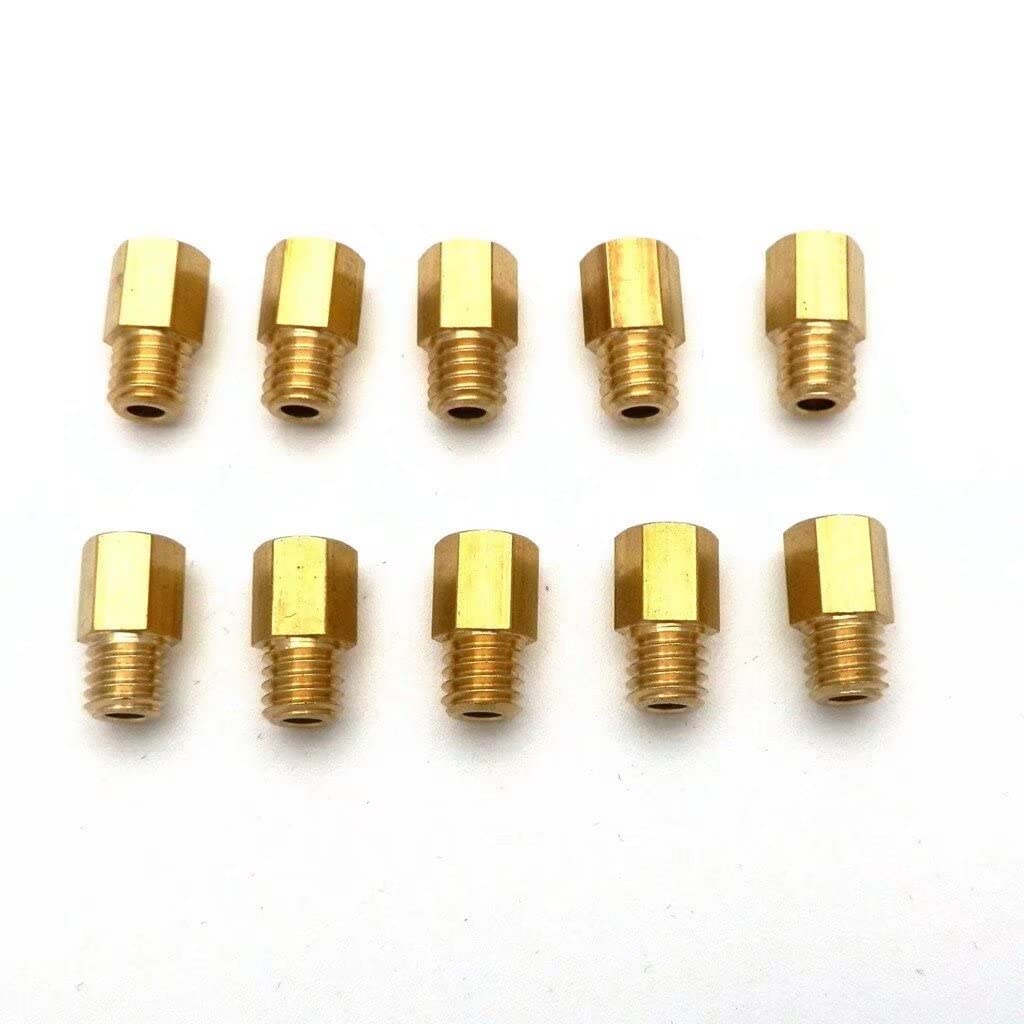 Rllyer 10X Hex Style Main Jets For Mikuni Vm Tm Tmx Carb 300 310 320 330 340 350 360 370 380 390