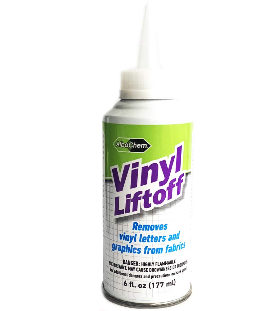 AlbaChem VLR Vinyl Lifter for Fabric - Fast-Drying & No Residue Vinyl Remover (6 fl oz)