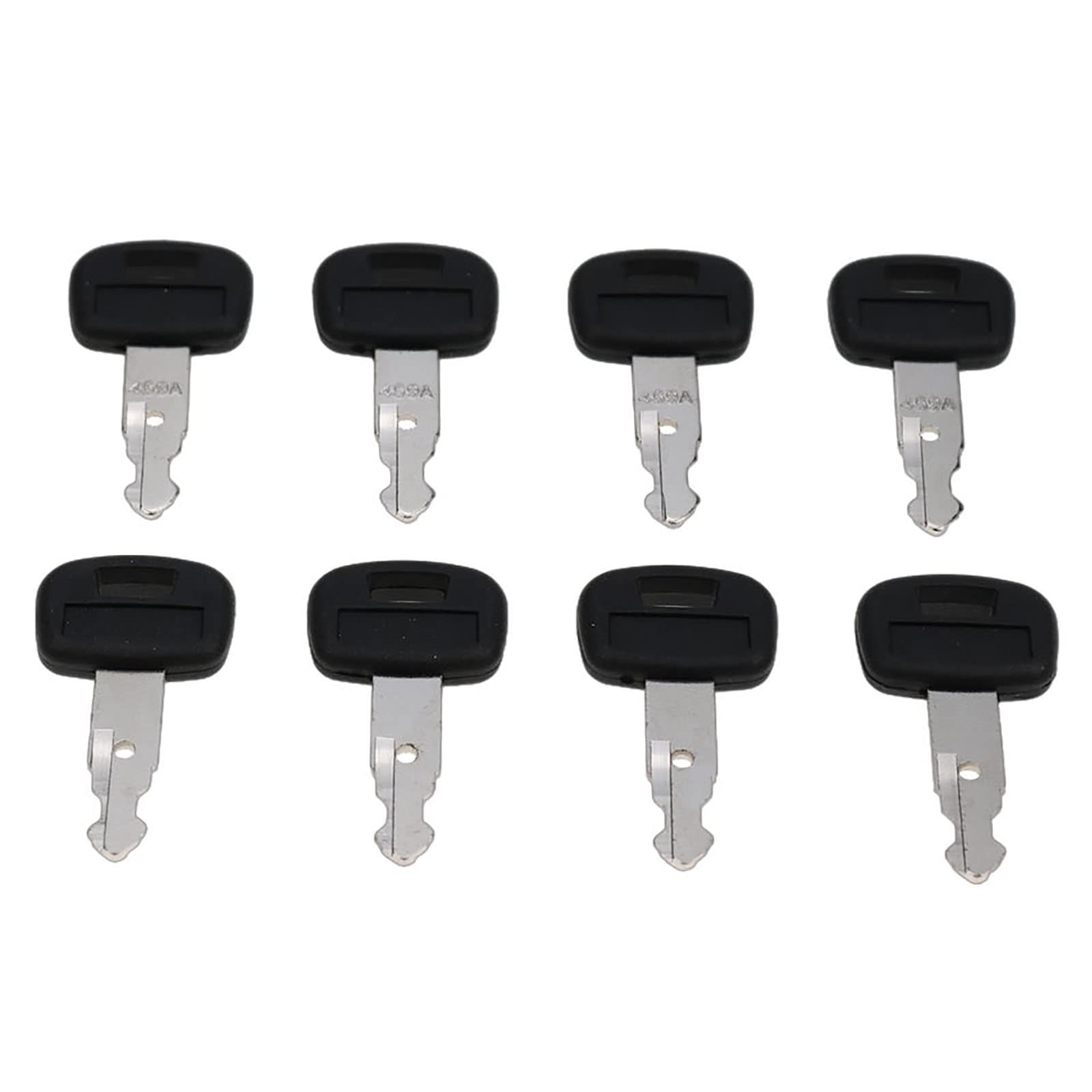 Fridayparts 8Pcs Ignition Key Compatible For Kubota Track Loaders Svl75 Svl90 Svl95-2S Parts # 459A Replacement