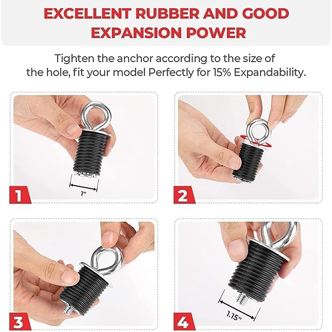 Koolynho Tie Down Anchor Bed Lock And Ride Accessories For Polaris Rzr 800 900 1000 Xp Turbo Pro Sportsman 450 570 850 Ace Only