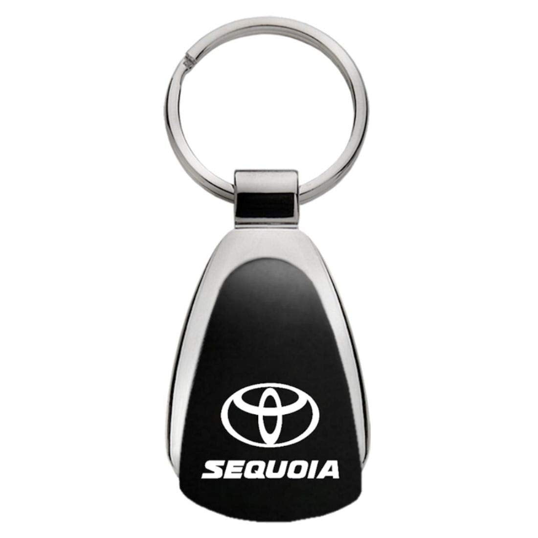 Toyota Sequoia Black Tear Drop Key Chain