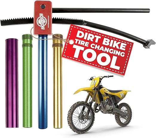 Baja No Pinch Ultimate Kit - Dirt Bike Tire Changing Tools For Enduro And Motocross - Compact Dirt Bike Tire Changer For 16 To 21 Wheels - Ideal For Quick And Easy Mount - 15 Mm To 25 Mm Axles