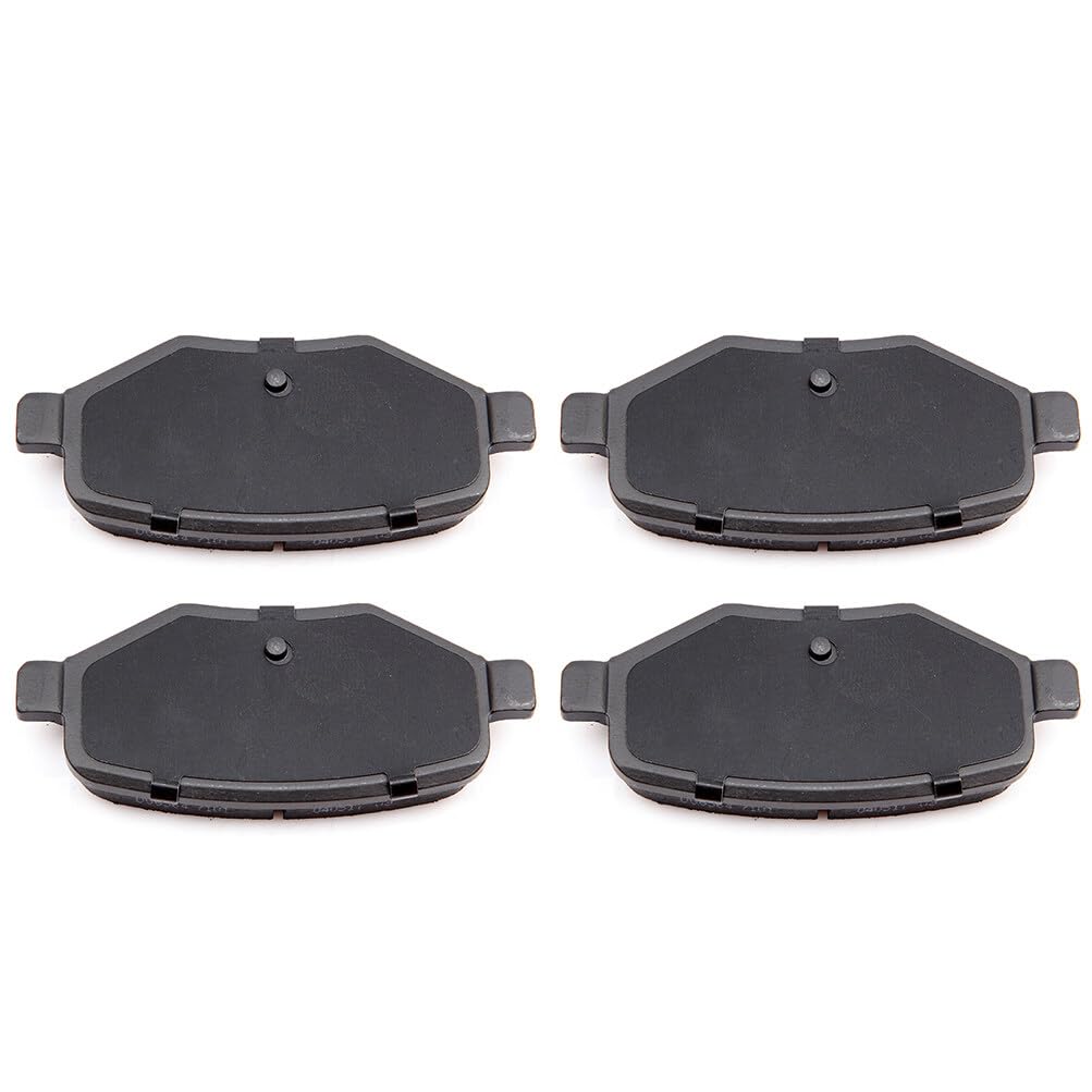 Eccpp D1377-8488 Rear Ceramic Disc Brake Pad Set - Fit For Ford Edge 2011-2015, Explorer 2011-2019, Flex 2009-2017, Taurus 2010-