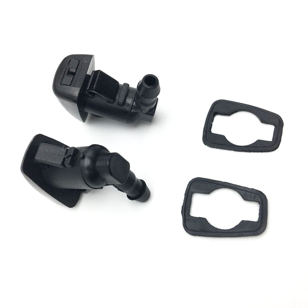 Ensun 2x Front Hood Windshield Washer Nozzle Water Sprayer Jet replacement for 2008-2011 Ford Focus, 2007-2010 Ford Edge, 2007-2