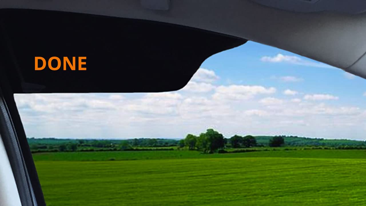 Tuckvisor Blackout Sun Visor Sunshade Extender For Car Window Windshield Sun Shade Anti-Glare Car Sun Visor Protects From Sun Gl