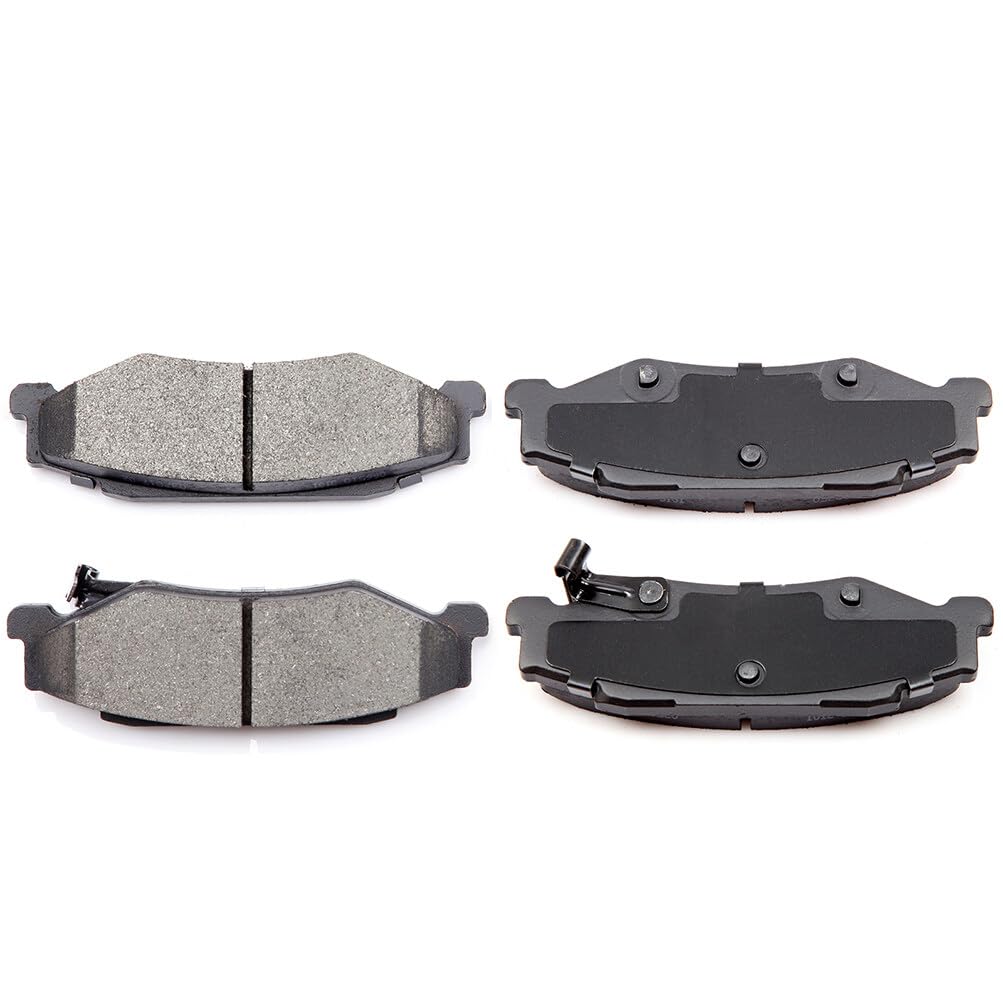 Cciyu D732 Rear Semi-Metallic Disc Brake Pads Kit For Cadillac Xlr 2004-2009,For Chevrolet Corvette 1997-2004 2006-2013 4Pcs