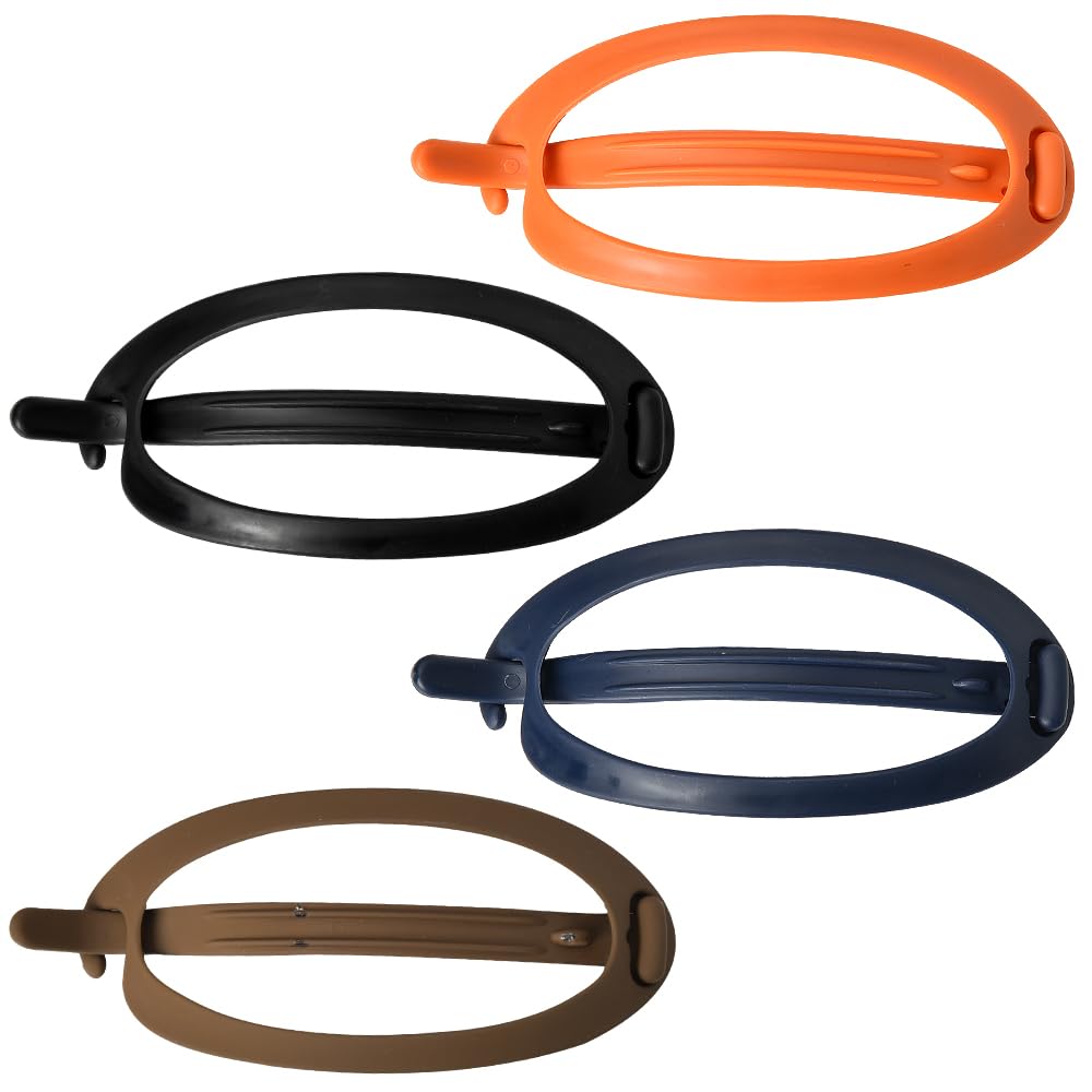 French Hair Barrette Clips Large Hair Clips for French Twist Clip for Bun Ponytail Holder Closure Hair Slide No Slip Grip Hairpins Matte Hair Claw Clips Accessories for Women Girls-New