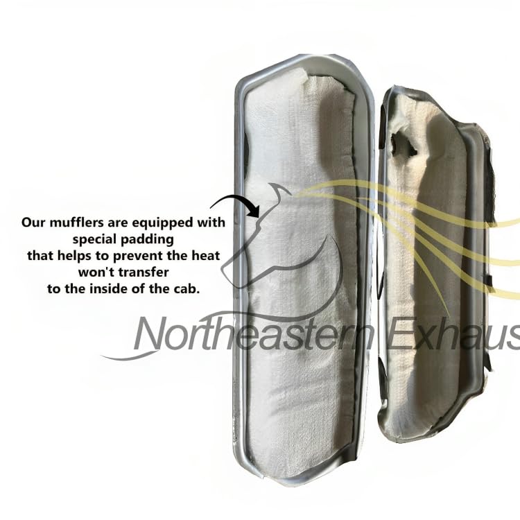 Northeastern Exhaust | Stainless Steel Rear Exhaust Muffler Compatible For Smart Fortwo 2008-2015 1.0L | Free Gasket And Bolts & Nuts Included | Automotive Replacement Part