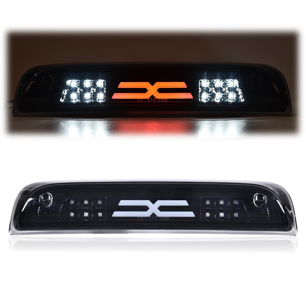 LQI LED 3rd Bar Brake Light Compatible with Chevy Silverado/GMC Sierra 1500 2014-2020 High Mount Stop Light Rear Tail Cargo Lamp