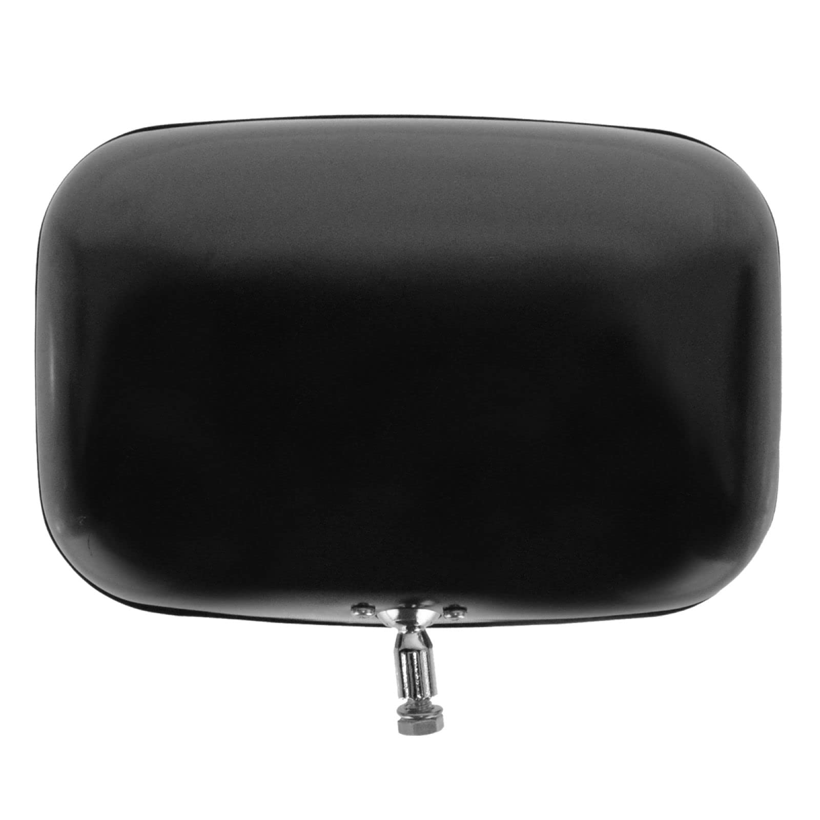 Trq Mirror Without Convex Glass With Black Cover With Black Housing With Smooth Black Cover Compatible With 1987-1991 Ford F-150