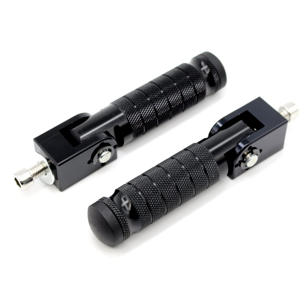 Universal Motorcycle Bicycle Folding Foot Pegs 90 Degree Foldable Electric Motorbike Passenger Footrests Rearsets Rear Set Footp