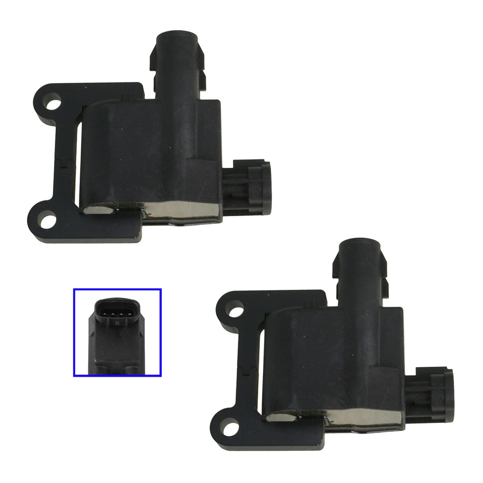 Trq Ignition Coil Set Compatible With 1997-2000 Toyota 4Runner 1997-2001 Camry 1998-2000 Rav4 1999-2001 Solara 1998 T100 Tacoma