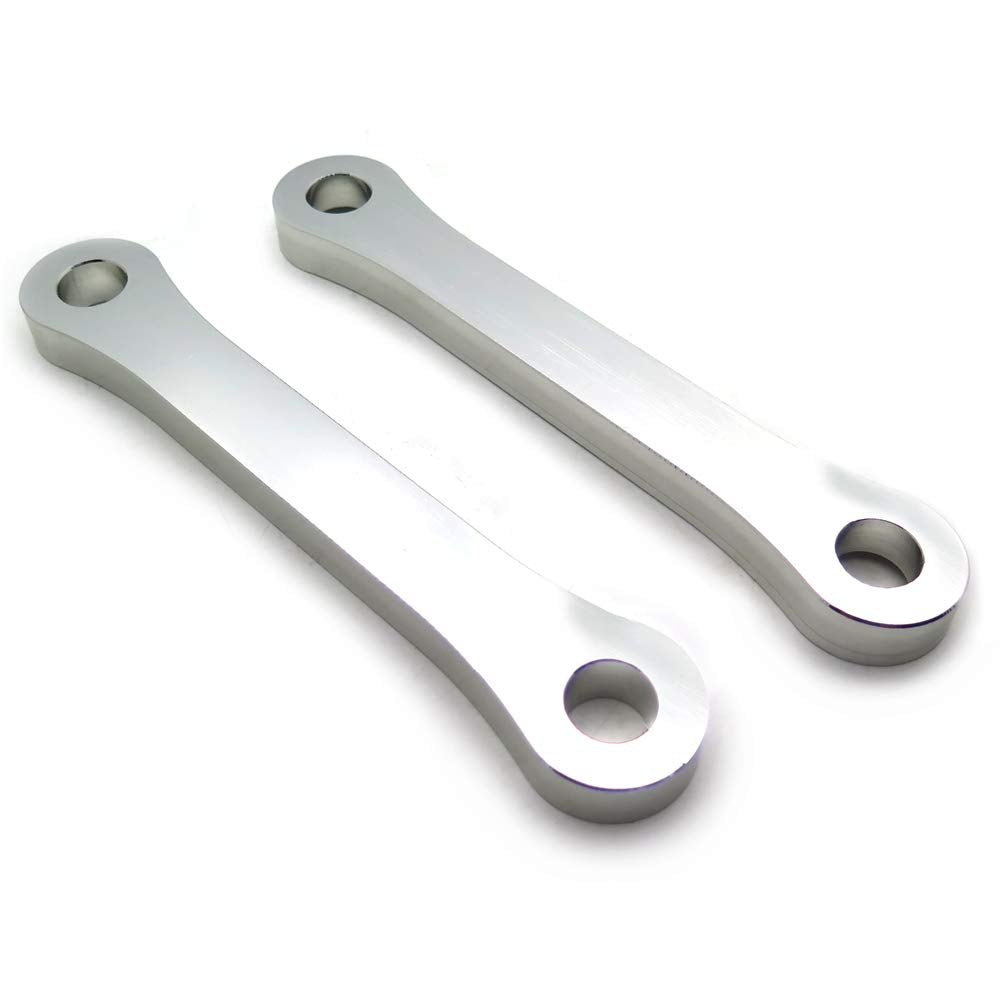 Httmt Mt022-Sr Silver 3.0 Inches Lower Lowering Links Compatible With Off-Road 1987-2007 Kawasaki Kl Klr 650